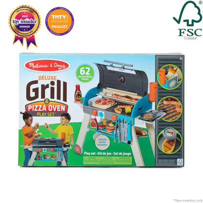 Melissa and Doug Deluxe Grill and Pizza Oven Play Set