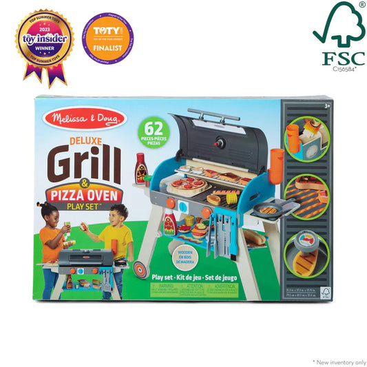 Melissa and Doug Deluxe Grill and Pizza Oven Play Set
