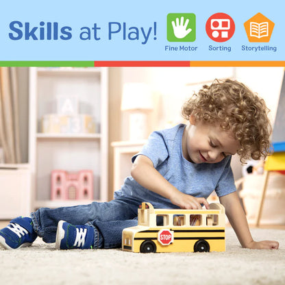 Wooden Toy - School Bus