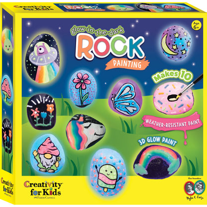 Glow-in-the-Dark Rock Painting Kit - Little Pickles Toy Store