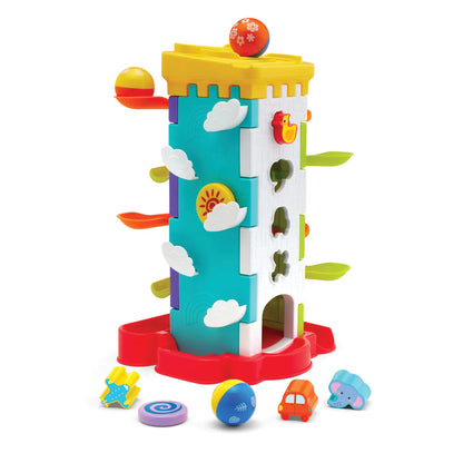 Drop N Roll Activity Tower