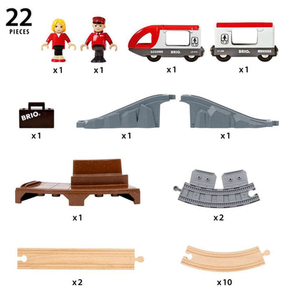 Brio Starter Travel Train Set #33773 - Little Pickles Toy Store