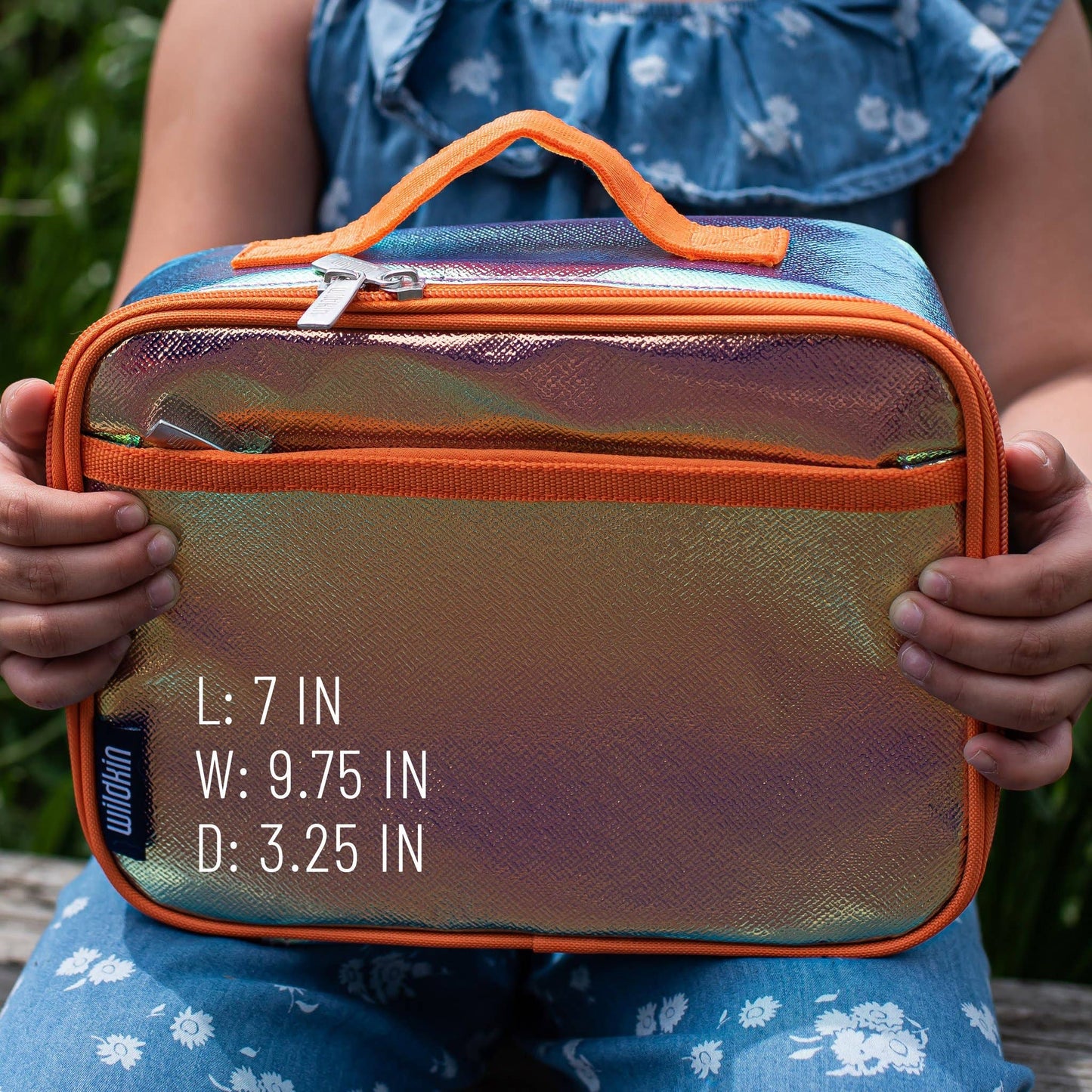 Orange Shimmer Lunch Box