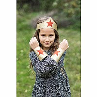 Superhero Girl Headband & Arm Cuffs