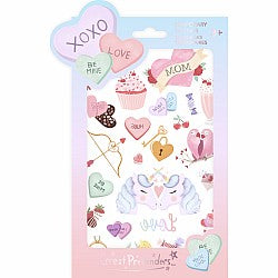 Candy Heart Valentine Tattoos