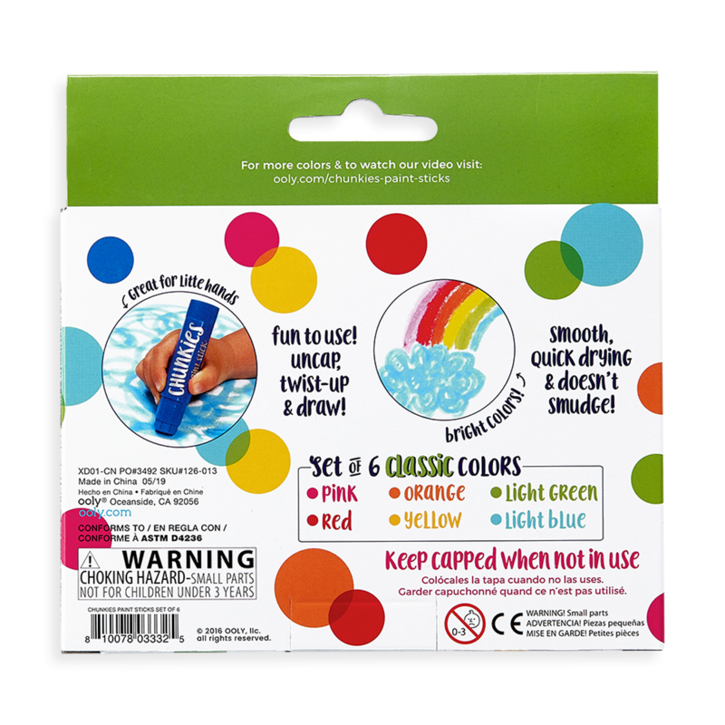 Chunkies Paint Sticks Classic Pack