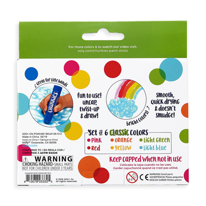 Chunkies Paint Sticks Classic Pack