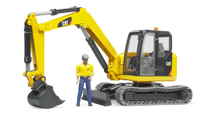 Cat Mini Excavator with worker - Little Pickles Toy Store