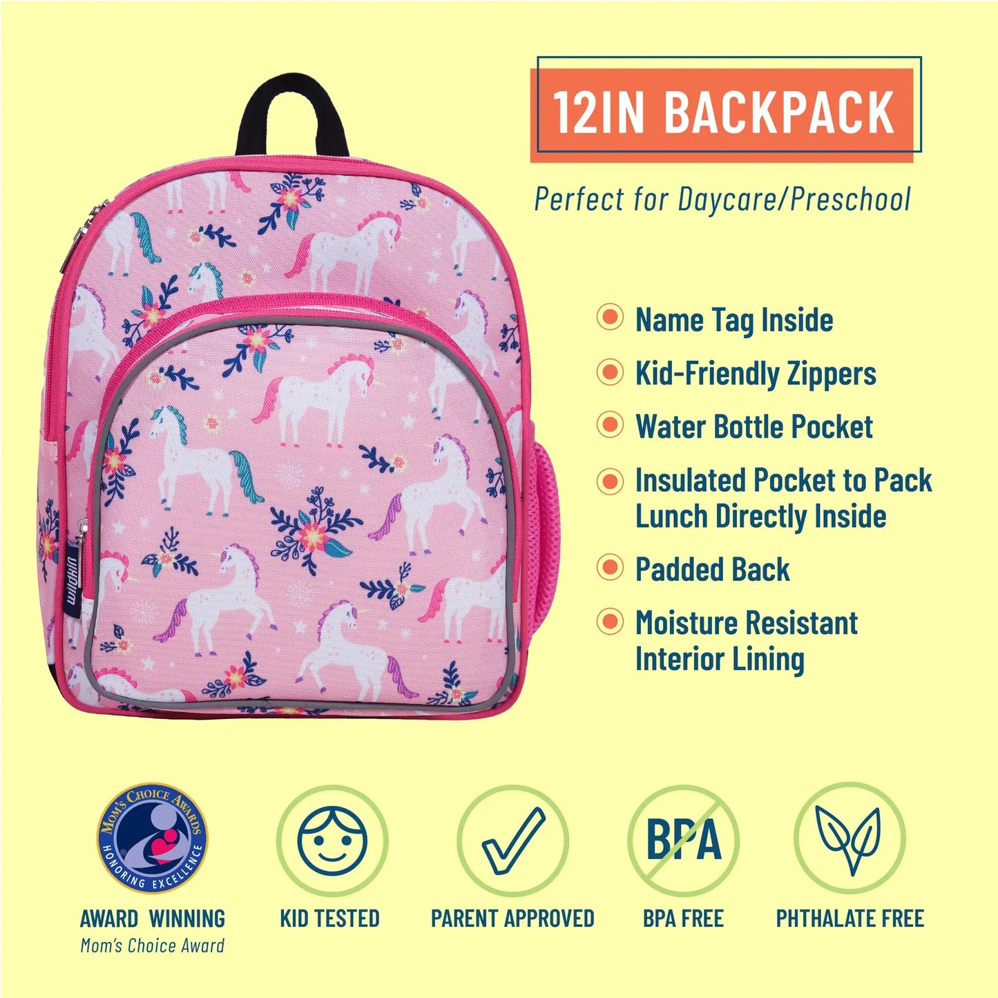 Magical Unicorns Backpack - 12 Inch