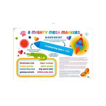 Ooly Mighty Mega Markers - Set of 8 - Little Pickles Toy Store