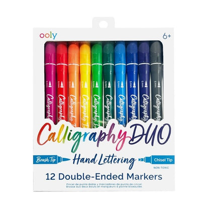 Ooly Calligraphy Duo Markers - Set of 12 - Little Pickles Toy Store