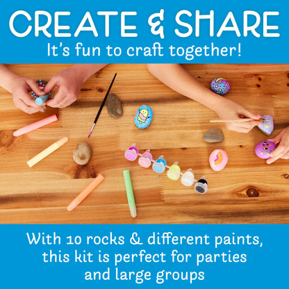Glow-in-the-Dark Rock Painting Kit - Little Pickles Toy Store
