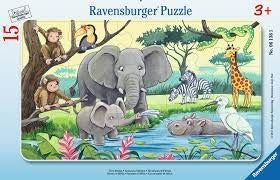 Framed Cardboard Puzzle - 15-Piece