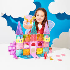 Magna-Tiles Castle DLX 48 Piece Set + MicroMags - Little Pickles Toy Store