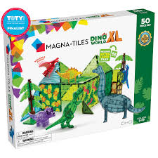 Magna-Tiles Dino World XL 50 Piece Set - Little Pickles Toy Store