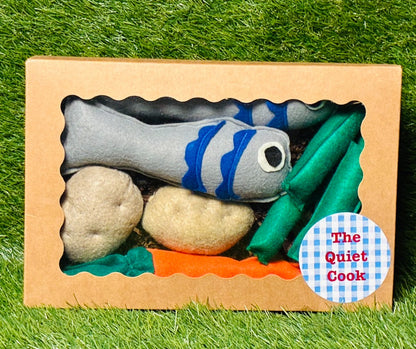 Fish Dinner Soft Toy