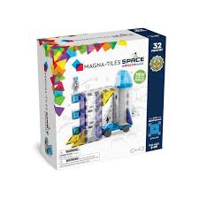 Magna-Tiles Space 32 Piece Set + MicroMags - Little Pickles Toy Store