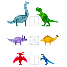 Magna-Tiles Dino World XL 50 Piece Set - Little Pickles Toy Store
