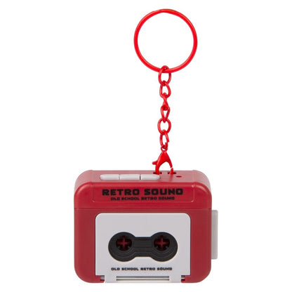 2" Cassette Tape Recorder Keychain
