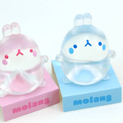 Molang Clear Mochi Squishy - No Returns or Refunds