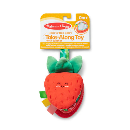 Peek A Boo Strawberry Take A Long Toy