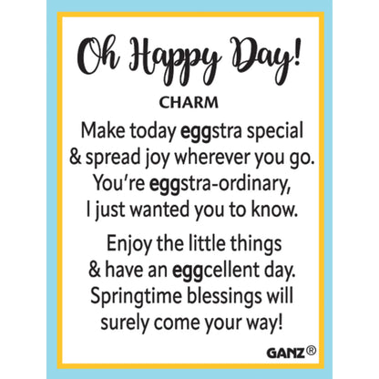 Happy Easter Eggs Charm