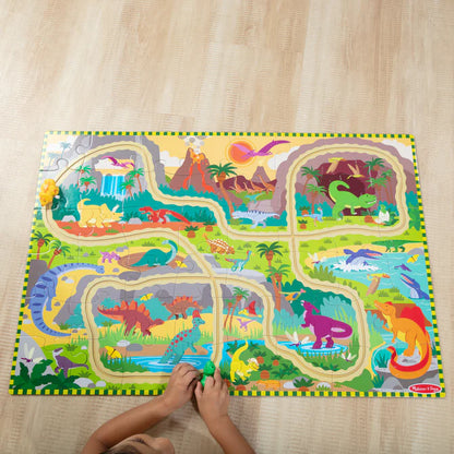 Tracks Floor Puzzle - Dinosaur Chase