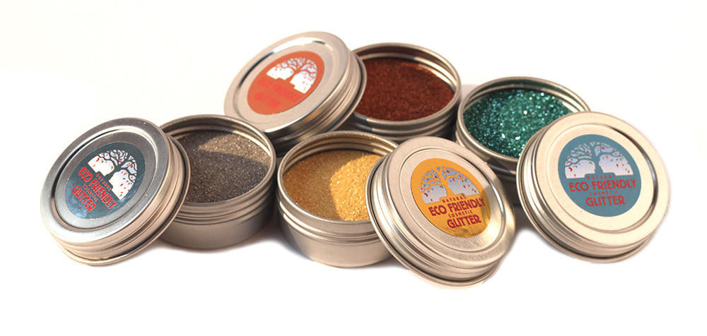 Eco-Friendly Cosmetic Glitter 4-pack