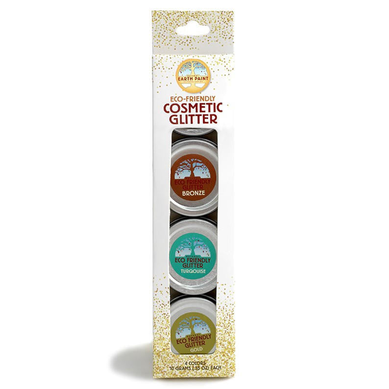 Eco-Friendly Cosmetic Glitter 4-pack