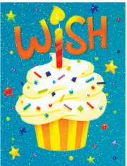 Small Glitter Blank Card