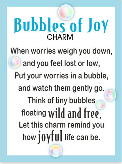 Bubbles of Joy Pocket Charm
