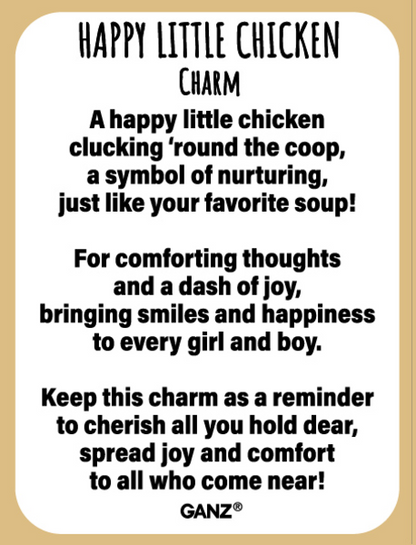Ganz Happy Little Chicken Charm