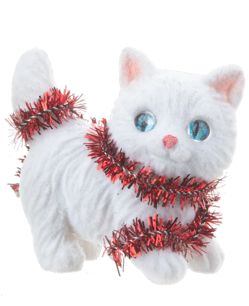 Meowy Christmas Kitten Charm