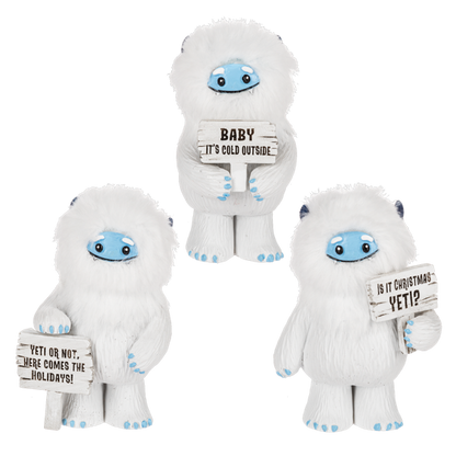 Yuletide Yeti Charm - Little Pickles Toy Store