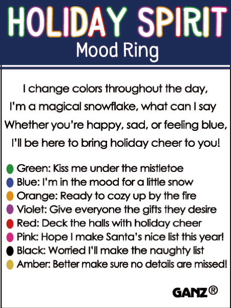 Holiday Spirit Mood ring