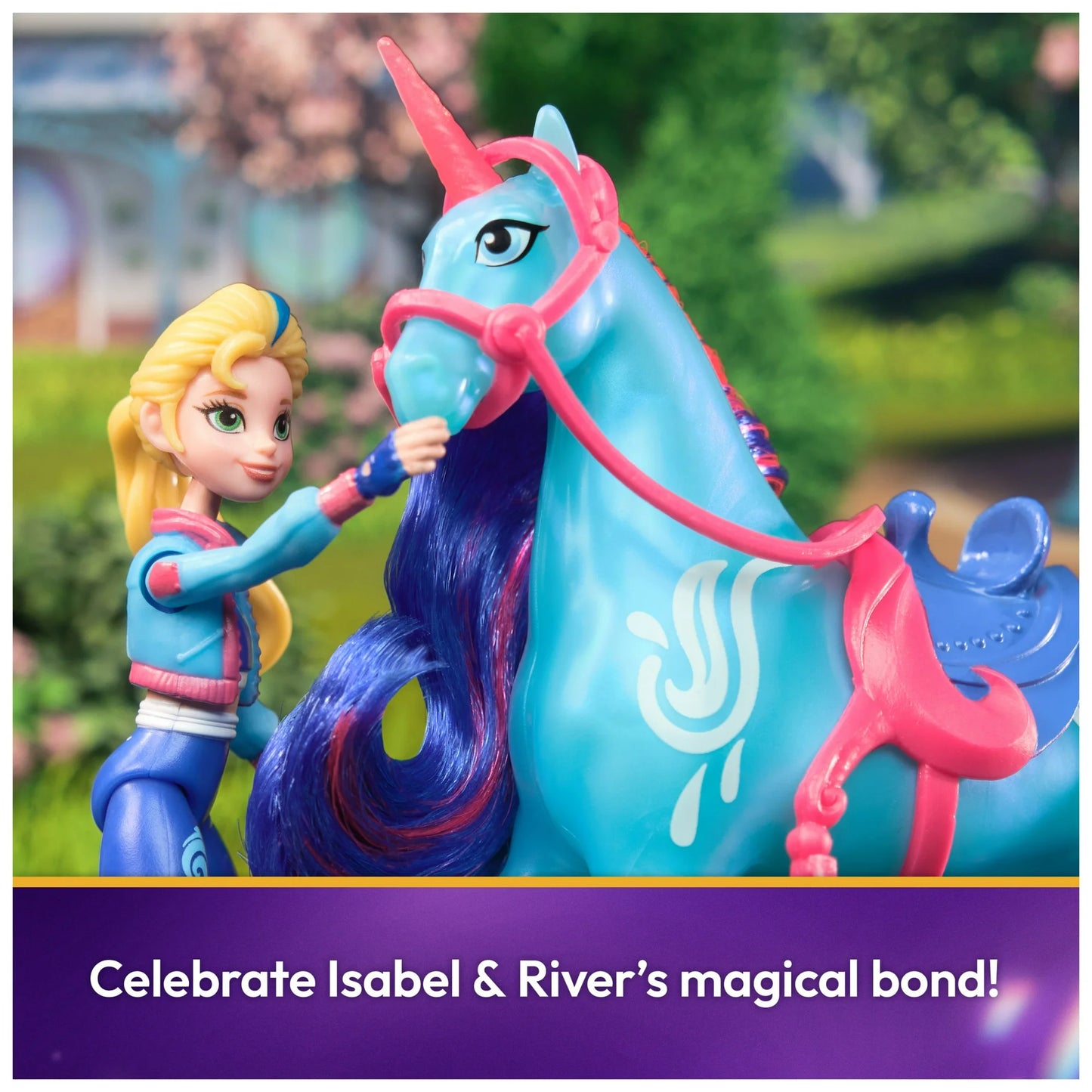 Unicorn Academy Train & Glow Isabel & River Collectable Play Set