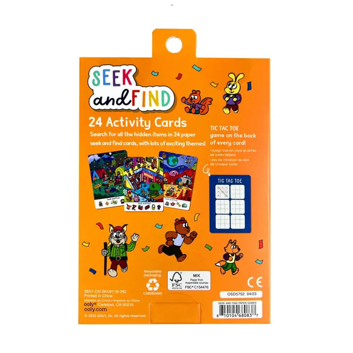 Ooly Seek & Find Activity Cards - Set of 24