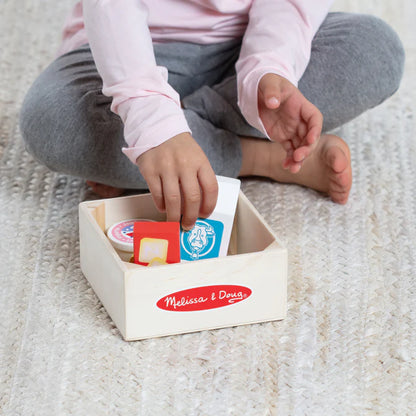 Wooden Food Groups Play Set -  Dairy