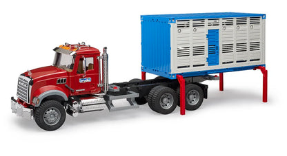 MACK Granite Cattle Transport with Cattle - Little Pickles Toy Store