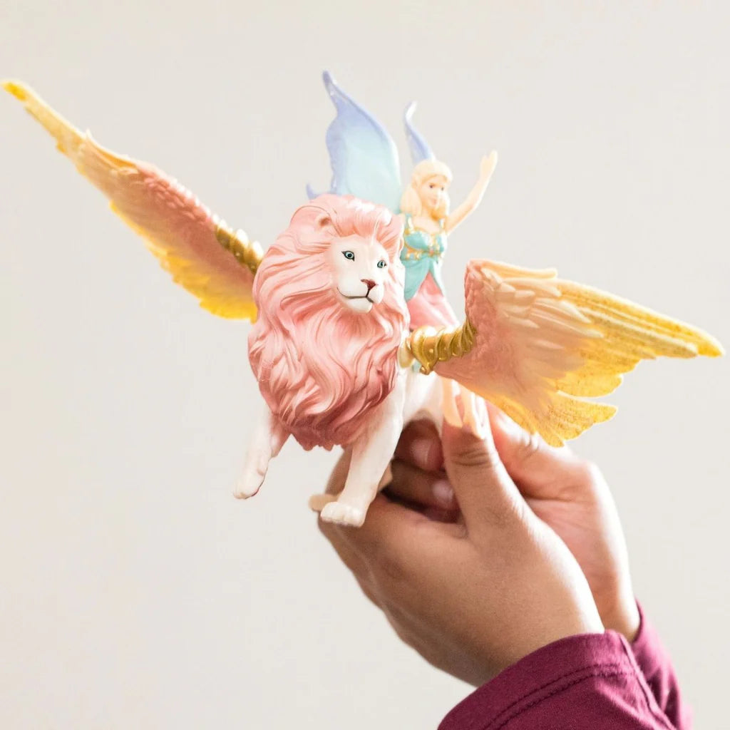 Schleich Fairy in Flight on Winged Lion