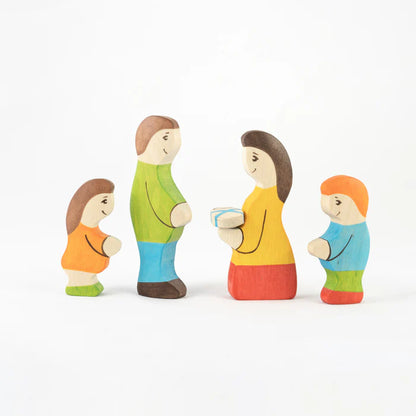 Waldorf Wooden Farmer’s Family - 5 Pieces - Little Pickles Toy Store