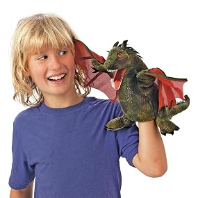 Folkmanis - Winged Dragon Hand Puppet