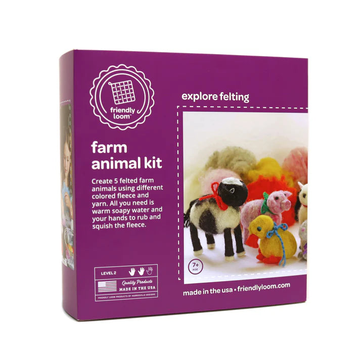 Felted Farm Animal Kit