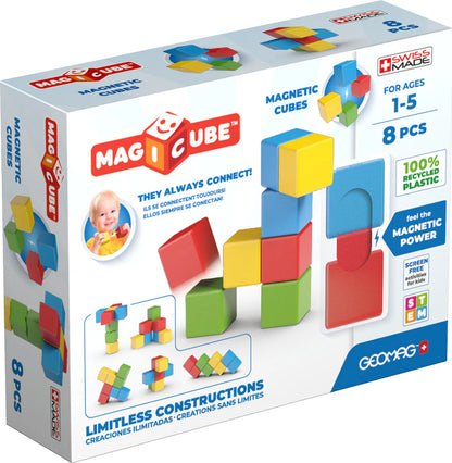 Magic Cube Try-Me 8 Pieces Recycled Plastic - Little Pickles Toy Store