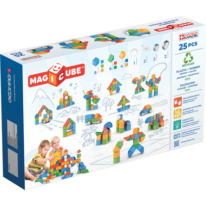 Magic Cube Shapes Recycled Plastic 25 Pieces - Little Pickles Toy Store