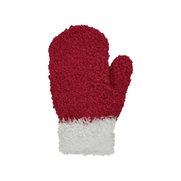 Toddler Microchenille Fuzzy Stretch Mittens