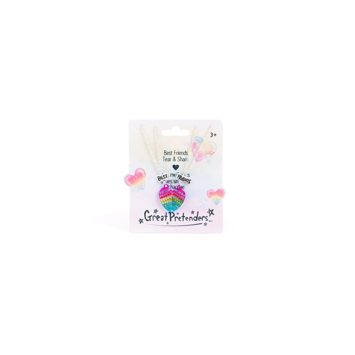 Glamour Gals Tear & Share Necklaces, 2pc