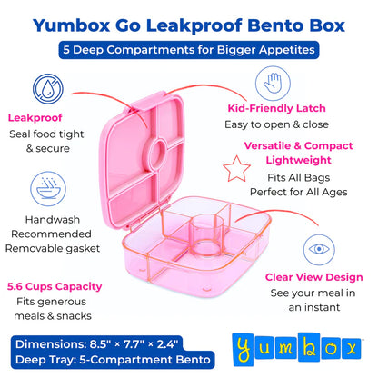 Leakproof Bento Lunch Box XL Deep Tray