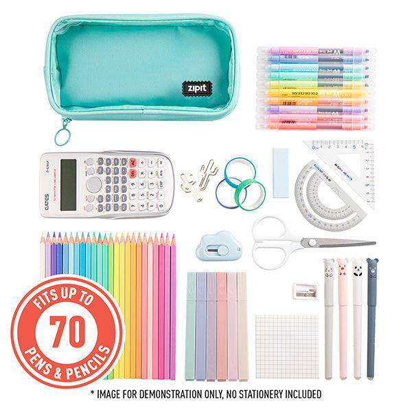 ZIPIT Half & Half Pencil Case, Aesthetic Pouch