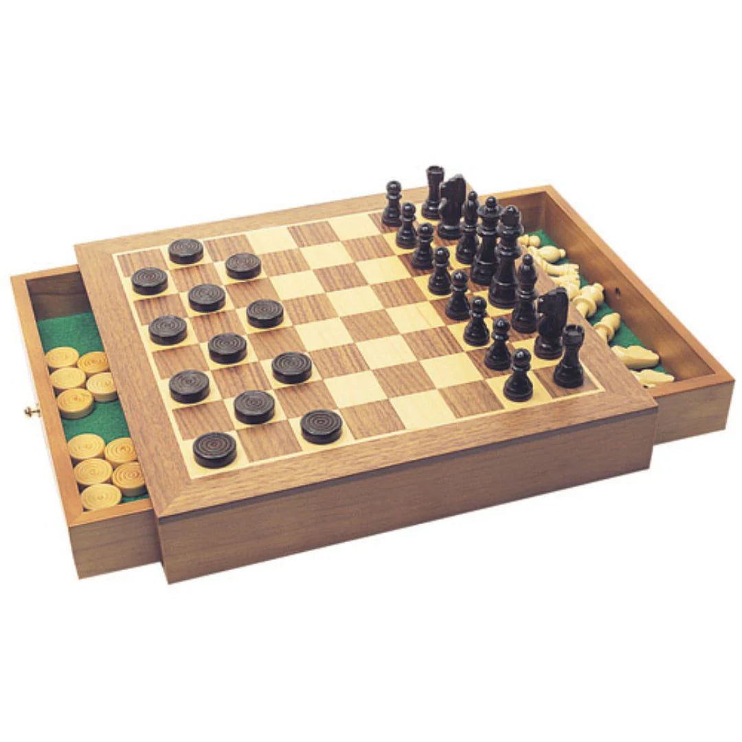 House of Marbles Chess/Checkers Set